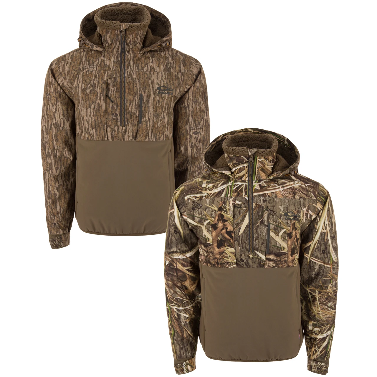 Drake Waterfowl LST BMF Eqwader Half Zip Jacket with Primaloft