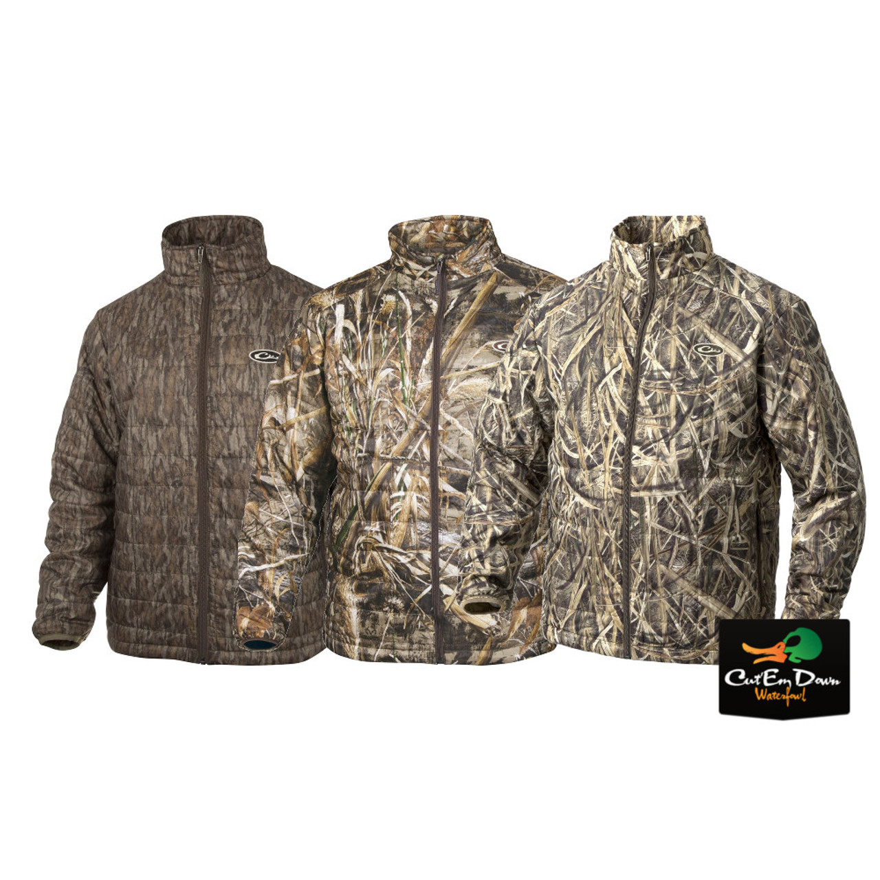 Drake Waterfowl Synthetic Down Pac Jacket Camo