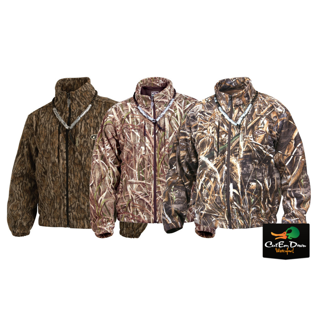 Drake Waterfowl MST Windproof Fleece Layering Coat