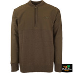 Solid 1/4 Zip Wool Sweater