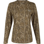 Drake Waterfowl Women's EST Camo Performance Long Sleeve Crew