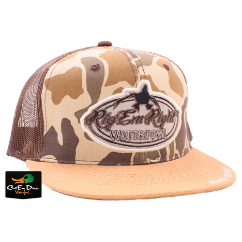 vintage camo trucker hat