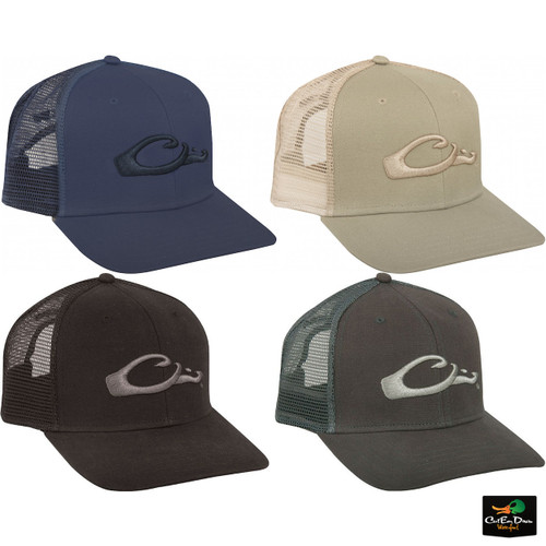 Drake Waterfowl Mesh Back Flat Bill Cap