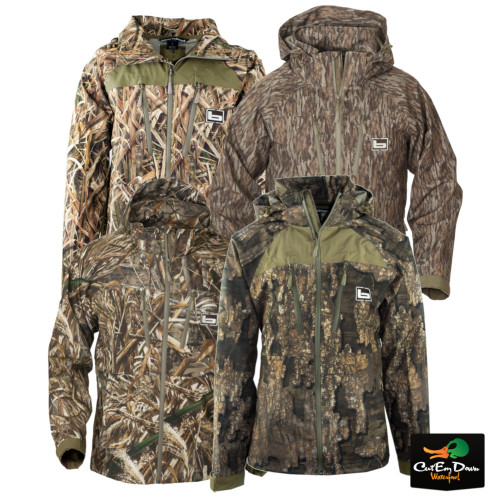 Banded Feather Stretch Shell Jacket