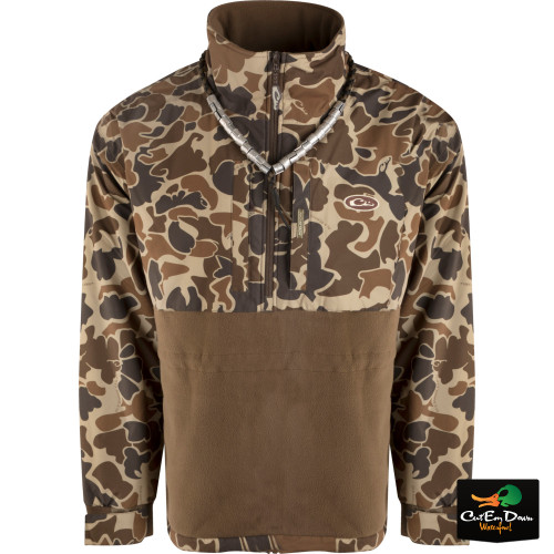 Drake Waterfowl MST Eqwaderplus 1/4 Zip - Old School Camo