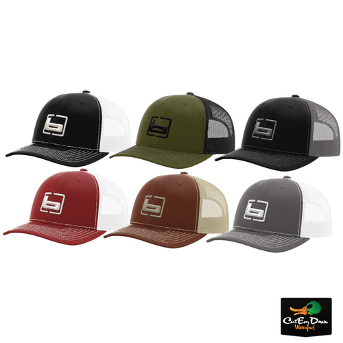 Banded "b" Logo Richardson Trucker Cap