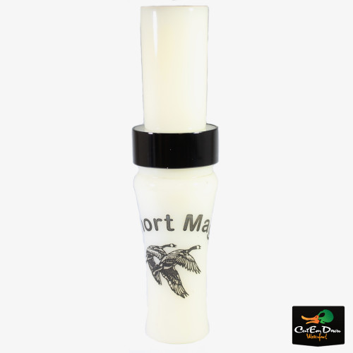 Short Mag with Triple Crown Guts in Ivory Acrylic