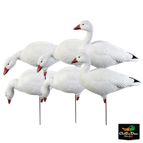 Pro Grade Snow Goose Full Body Decoys - Harvester Pack
