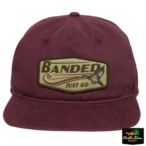 Banded Just Go Woodie Unstructured Cap
