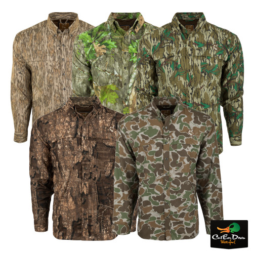 Ol Tom Tec 1/4 Zip Camo Pullover with Spine Pad