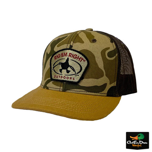 MESH BACK FISHING CAMO HAT - Team Addo