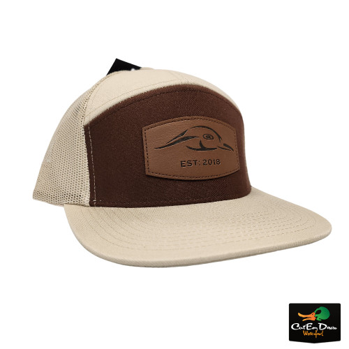 AF Waterfowl Leather Patch 7 Panel Trucker