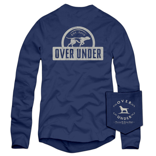 L/S Pointer Pheasant T-Shirt Navy