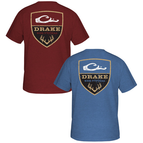 Non-Typical By Drake Waterfowl Logo Short Sleeve T-Shirt