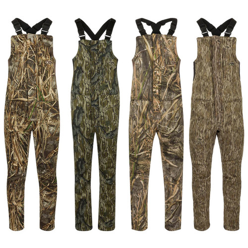 Realtree Men's Timber Camo Pro Staff Insulated Waterproof Hunting Bib Overalls | Size XL, Green