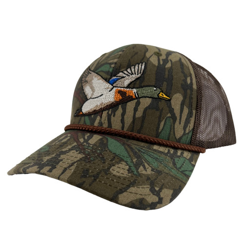 Banded Mossy Oak Greenleaf Mallard Rope Hat