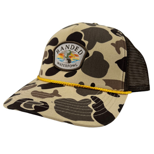 Banded Classic Brown Camo Signature Rope Hat