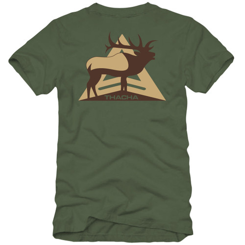 Thacha Gear Elk Bugle Short Sleeve Logo T-Shirt