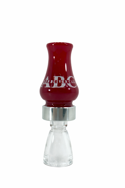 Allen Blivens ABC Acrylic Diver Duck Call Polished Red/Clear