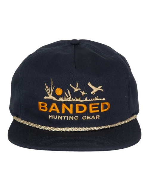 Banded First Flight Flat Bill Cap - Front