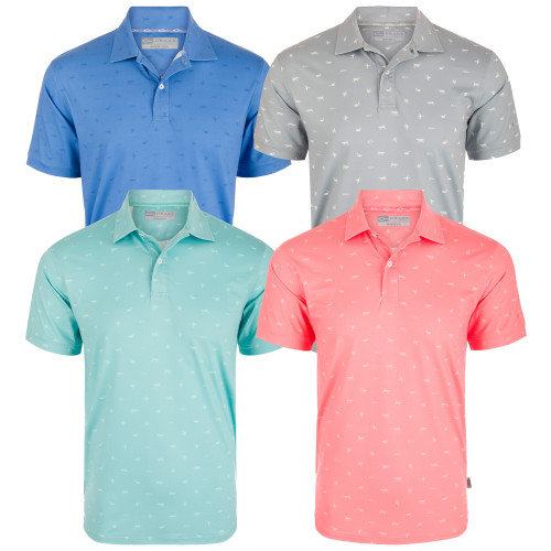 Drake Waterfowl Performance Print Polo Shirt