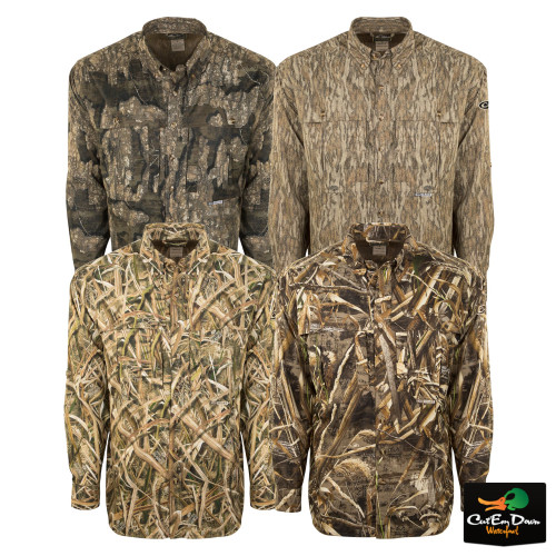 Drake Waterfowl Long Sleeve Camo Vented 