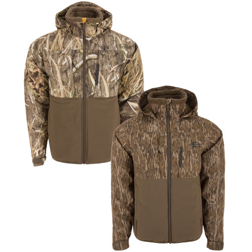 Drake Waterfowl LST BMF Eqwader Half Zip Jacket with Primaloft