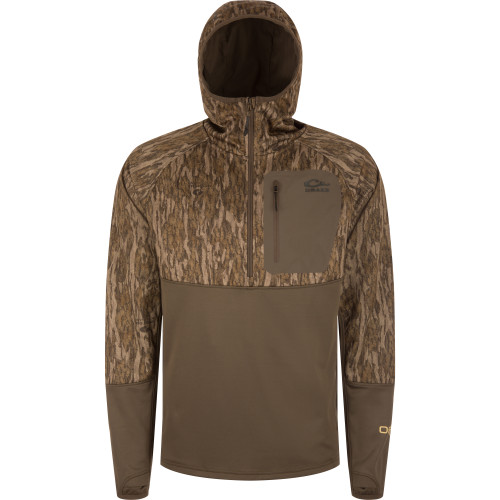 Drake Waterfowl MST Offset 2.0 Half Zip Hoodie