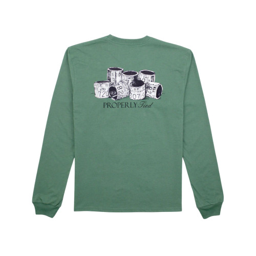 Properly Tied Bands LS Fern Green