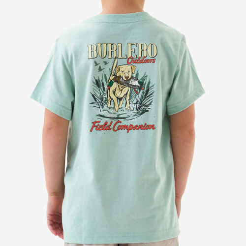 Burlebo Youth Short Sleeve Tee Field Companion Sage