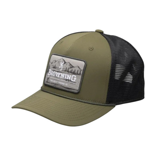 Browning Homestead Green Cap Adjustable Mesh Back Snapback Hat