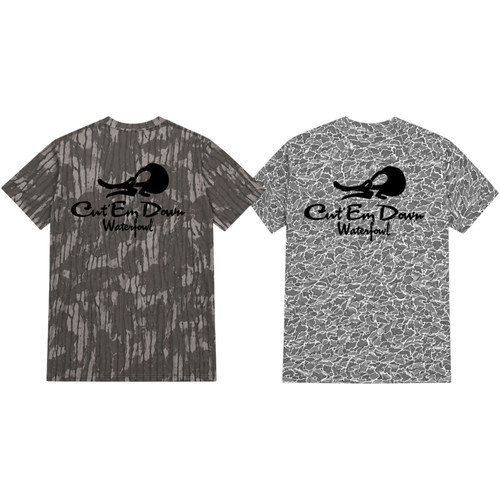 Cut'Em Down Waterfowl Washed Out Camo Tee