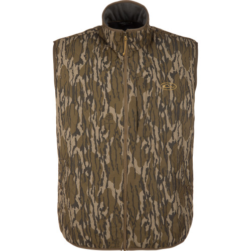 Drake Waterfowl Delta Quilted Vest - Mossy Oak Original Bottomland