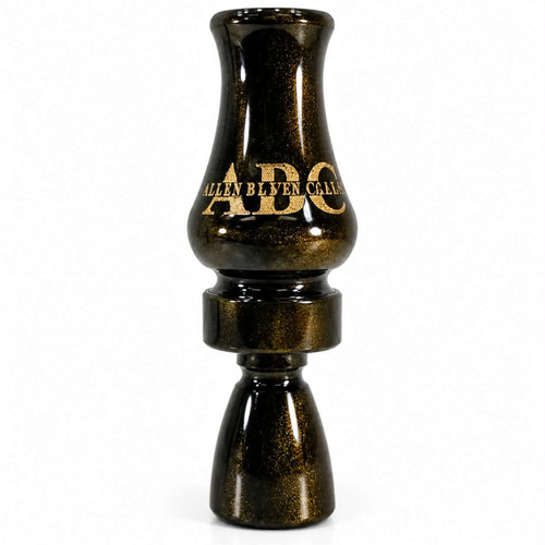 Allen Bliven Calls ABC Double Reed Timber Duck Call Black Gold