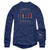 Over Under L/S Variety is the Spice of Life T-Shirt Navy