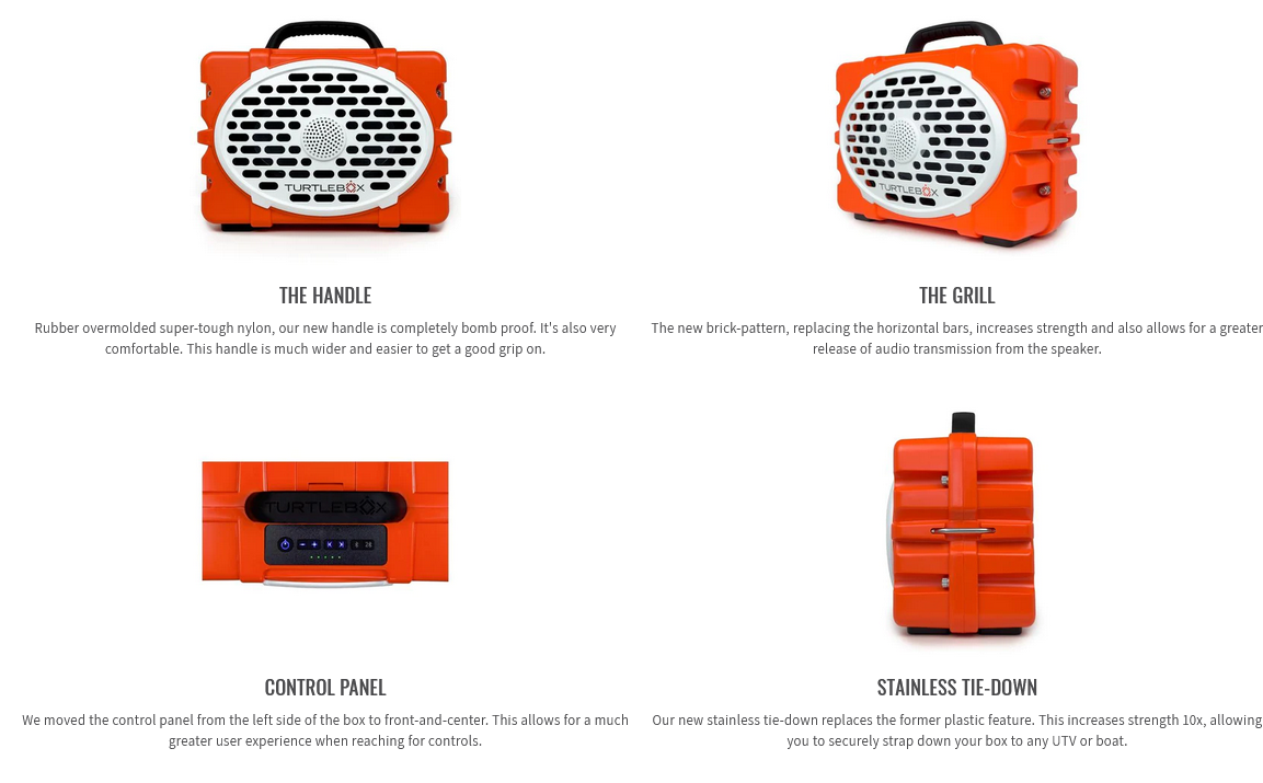 TURTLEBOX: LOUD! Outdoor Waterproof Bluetooth Speaker Gen2