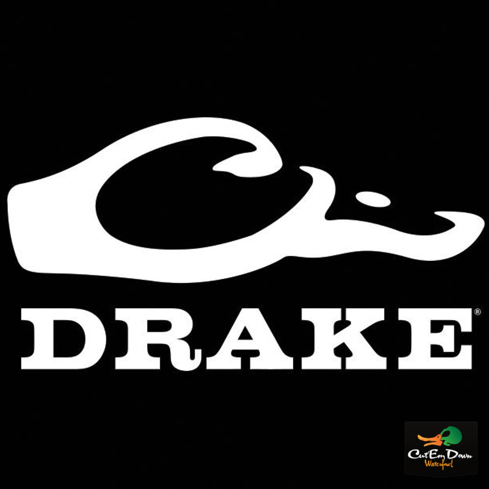 DRAKE WATERFOWL SYSTEMS DIE CUT LOGO DECAL WINDOW STICKER 5