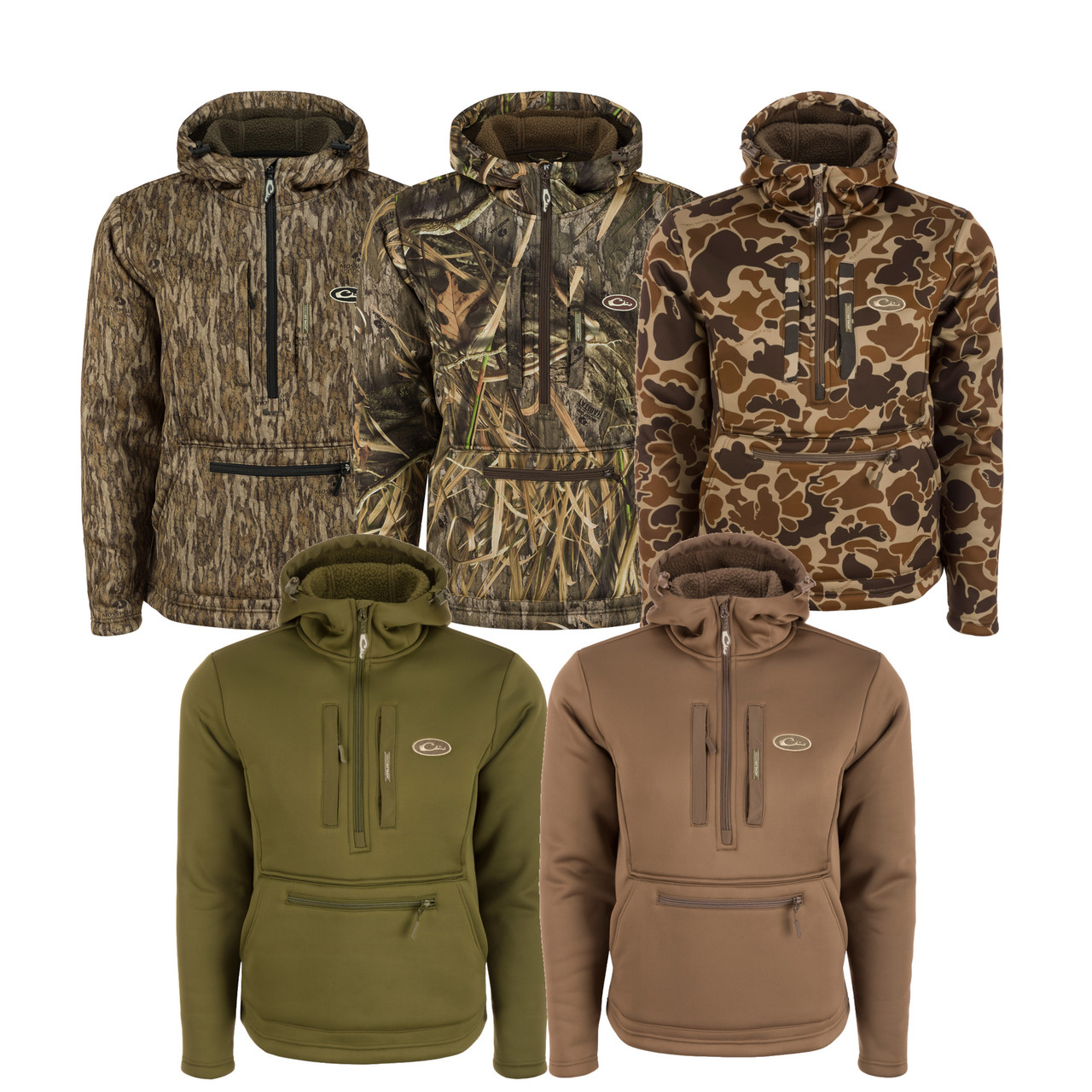 Drake Waterfowl Ultimate Wader Quarter Zip Heavyweight Sherpa