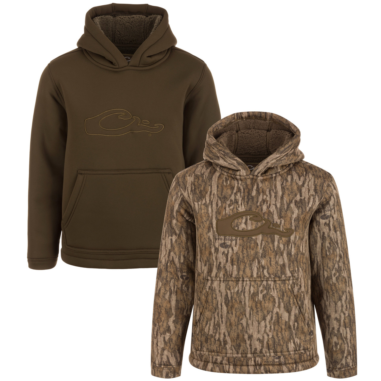 Drake Waterfowl LST Youth Silencer Fleece Lined Camo Hunting