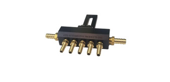 Universal Vacuum/Boost Distribution Block Anodized Black