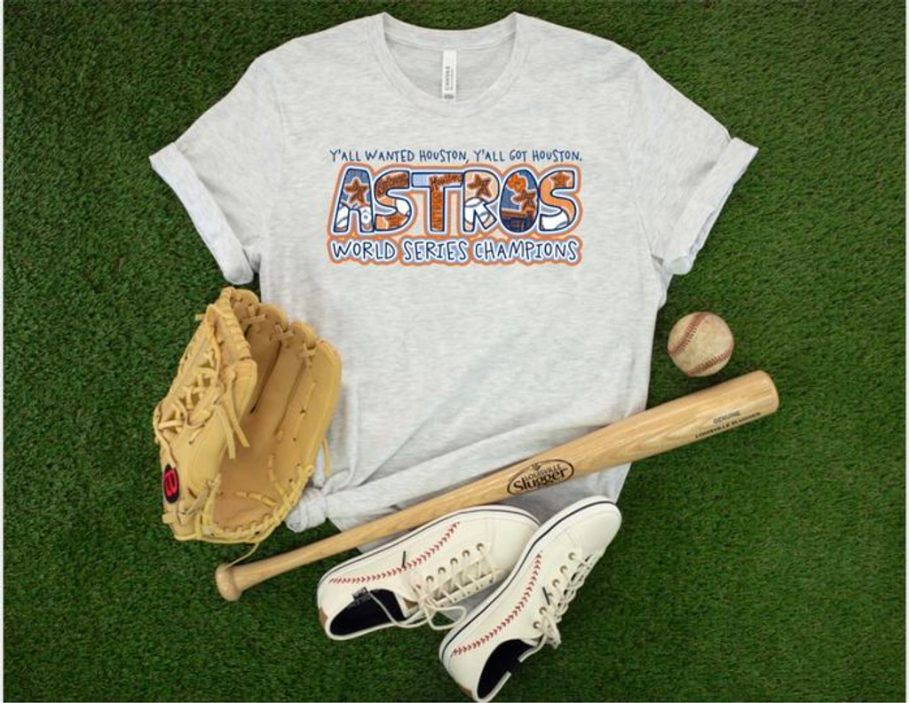 TheLeopardBluebonnet Astros World Series Tee Leopard