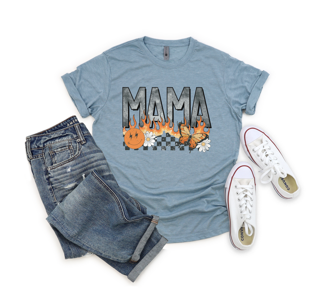 Band Tee Mama 

Retro, Checkered, Fire, Mom, Mama, Mother, Band, Tee, T-Shirt, Graphic