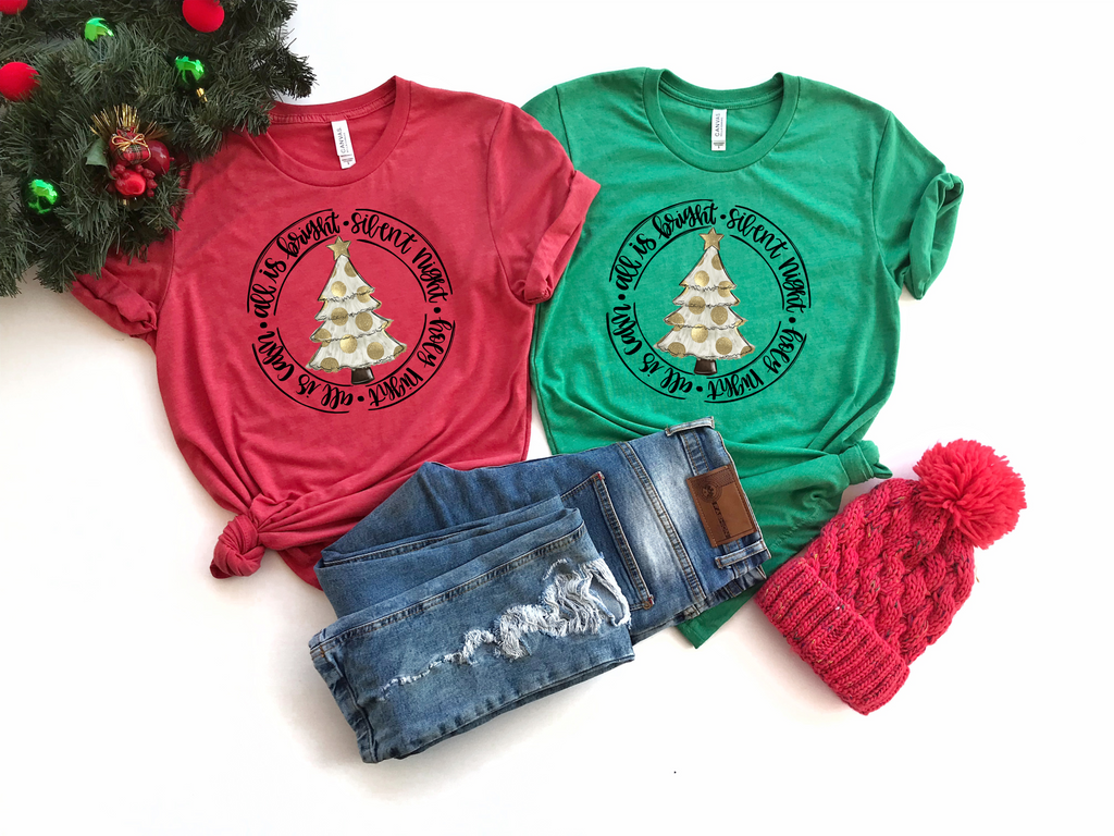 All Is Bright Tee

Christmas, Bright, Tree, Christmas Tree, Lights, Tee, T-Shirt, Graphic