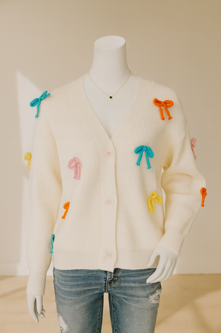 Bow Cardigan