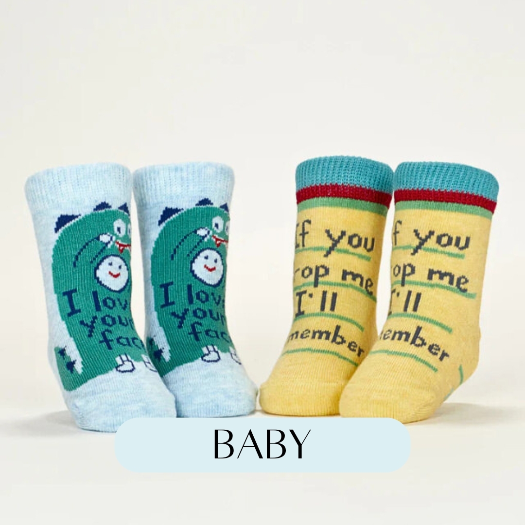 Two pairs of baby socks
