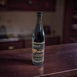 BBA Imperial Cream Stout with chocolate, Maple & barrel aged 18 months in 23-year-old Elijah Craig Barrels. 12% ABV