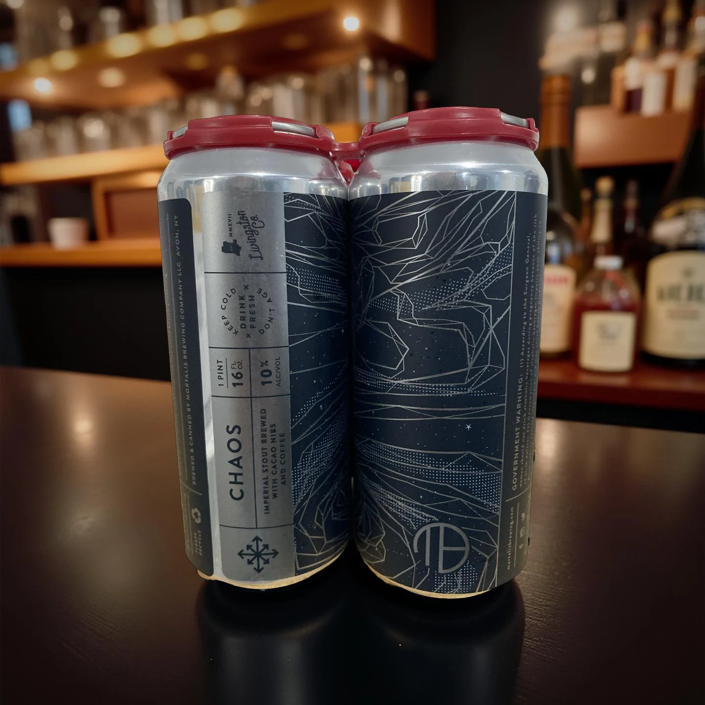 This Coffee Stout is brewed with Fuego Coffee Roasters Brazilian beans and locally roasted Dominican Cacao nibs. The thick full body bridges the gap between a smooth coffee roast and deep dark fudge.