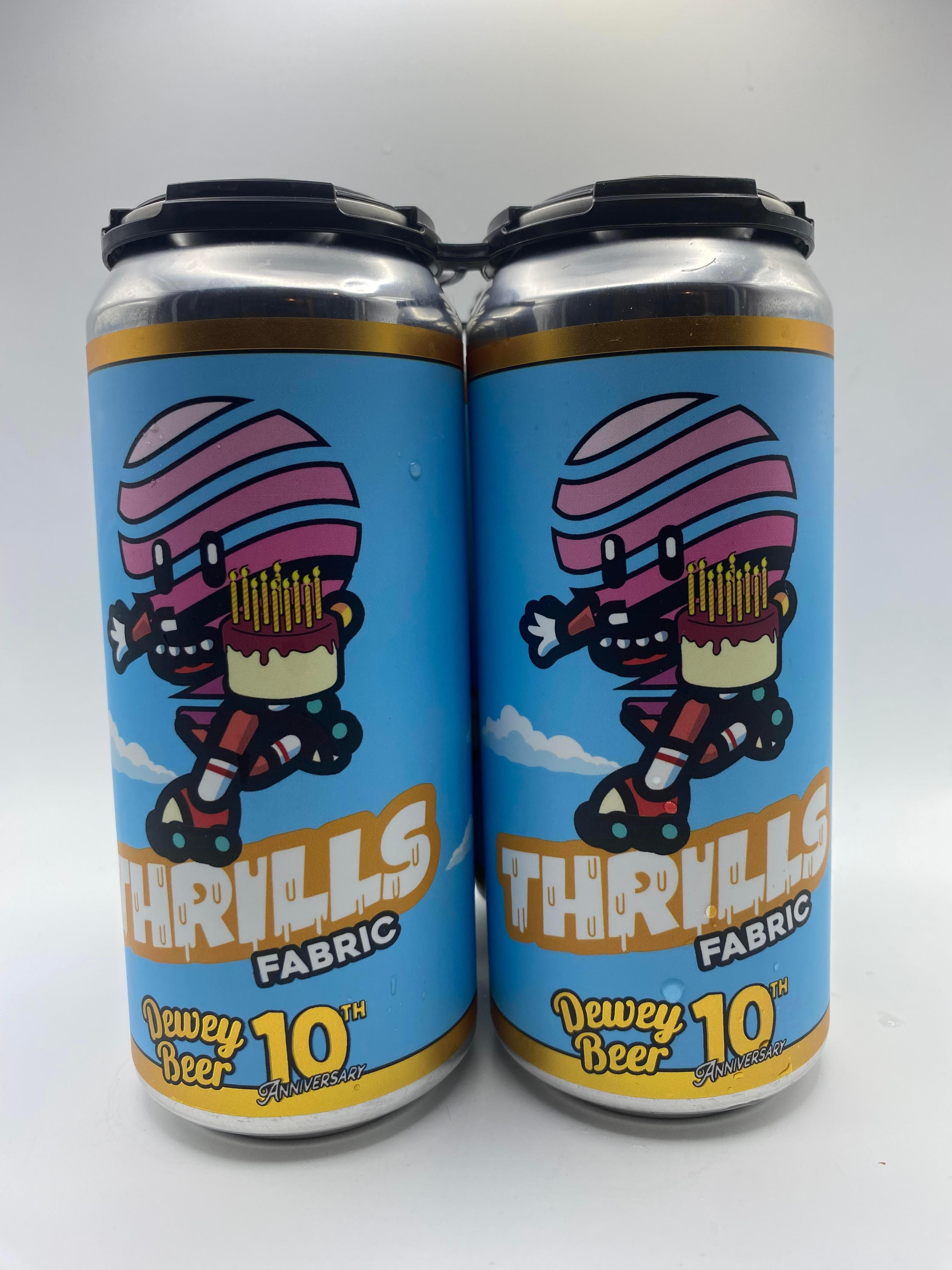 To celebrate Dewey's  10 incredible years, Imprint teams up with Dewey to deliver a  new entry in the THRILLS Fabric series. This anniversary blend is loaded with:
Raspberry, Cherry, Almonds, Chocolate, Marshmallow, Milk Cream.
The ultimate tribute to a decade of bold brews.
