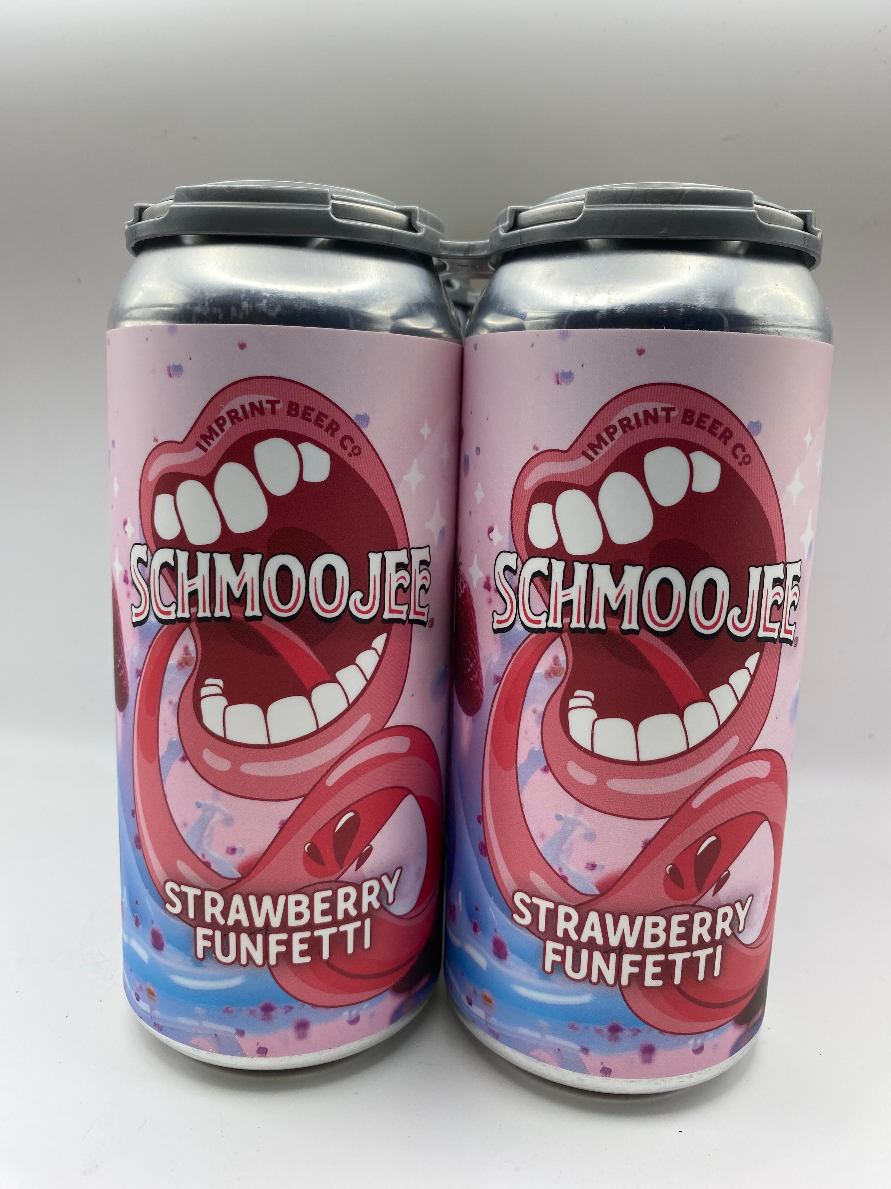It's a mix of Strawberry with a heaping helping of Funfetti Ice Cream