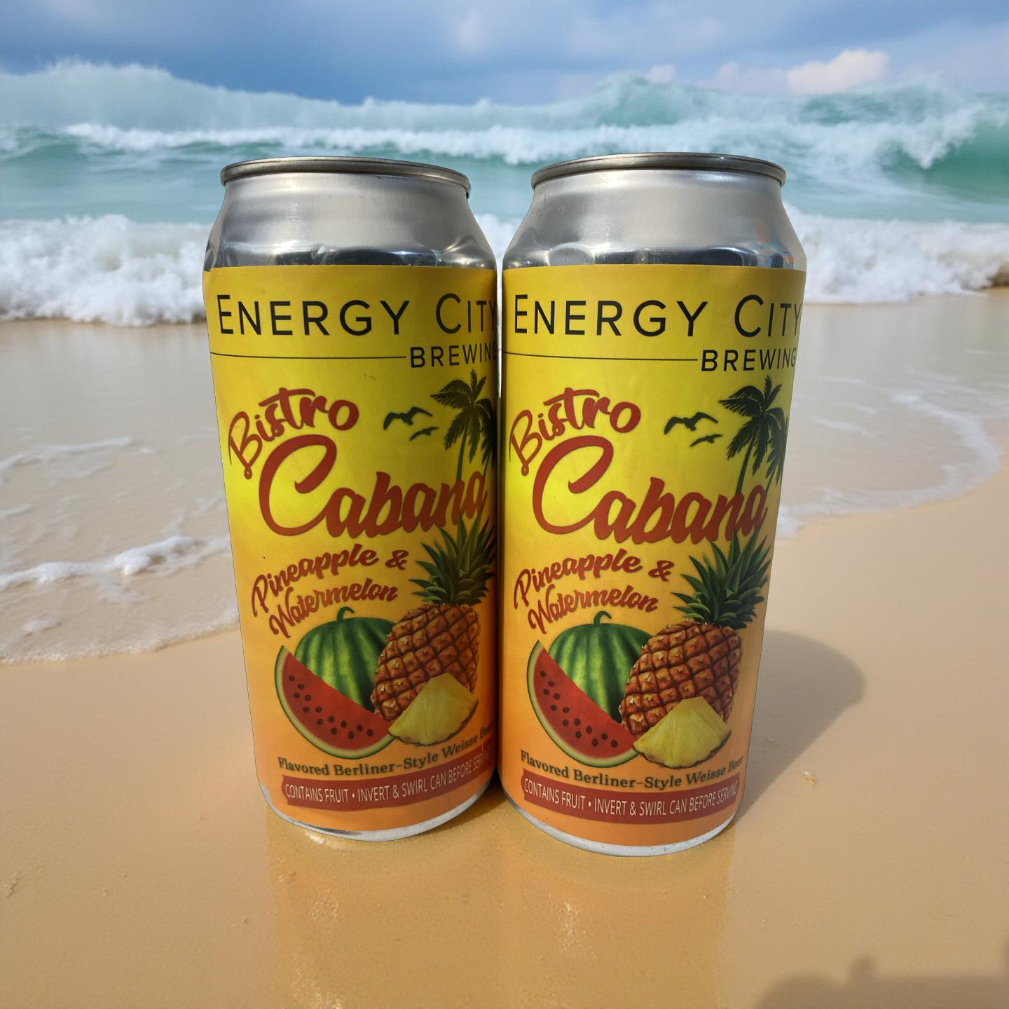 A Combination of a copious amount of Pineapple & Watermelon